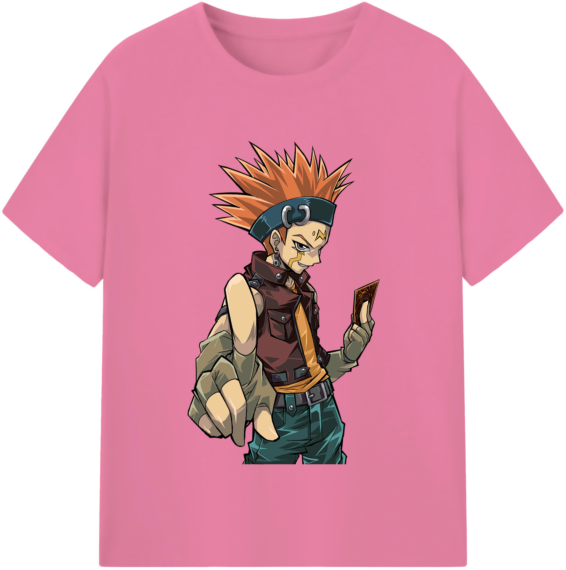 （画像用） 遊☆戯☆王 Yu-Gi-Oh! 綿100％半袖Tシャツ（フロントプリント）